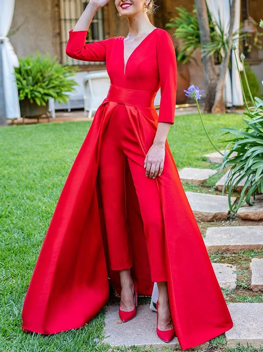 Dress Design Open Back Jumpsuit - DadHats2ow6ix