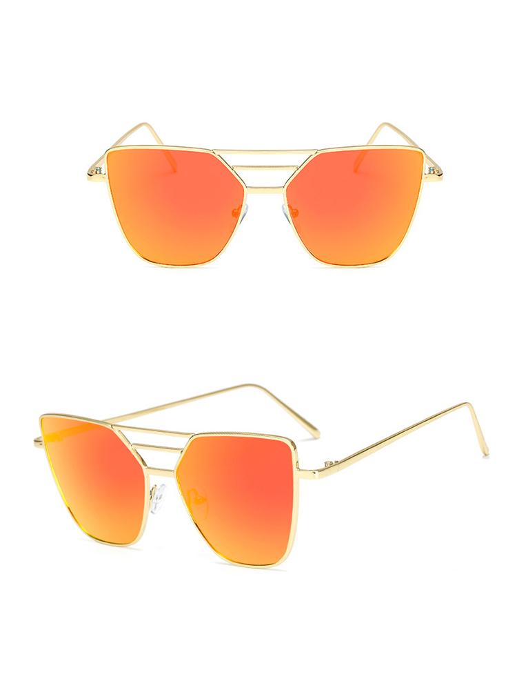 Stylish Irregular Lens Metal Frame Sunglasses - DadHats2ow6ix